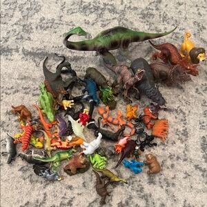 Assorted Dinosaur and Animal Figurines Set